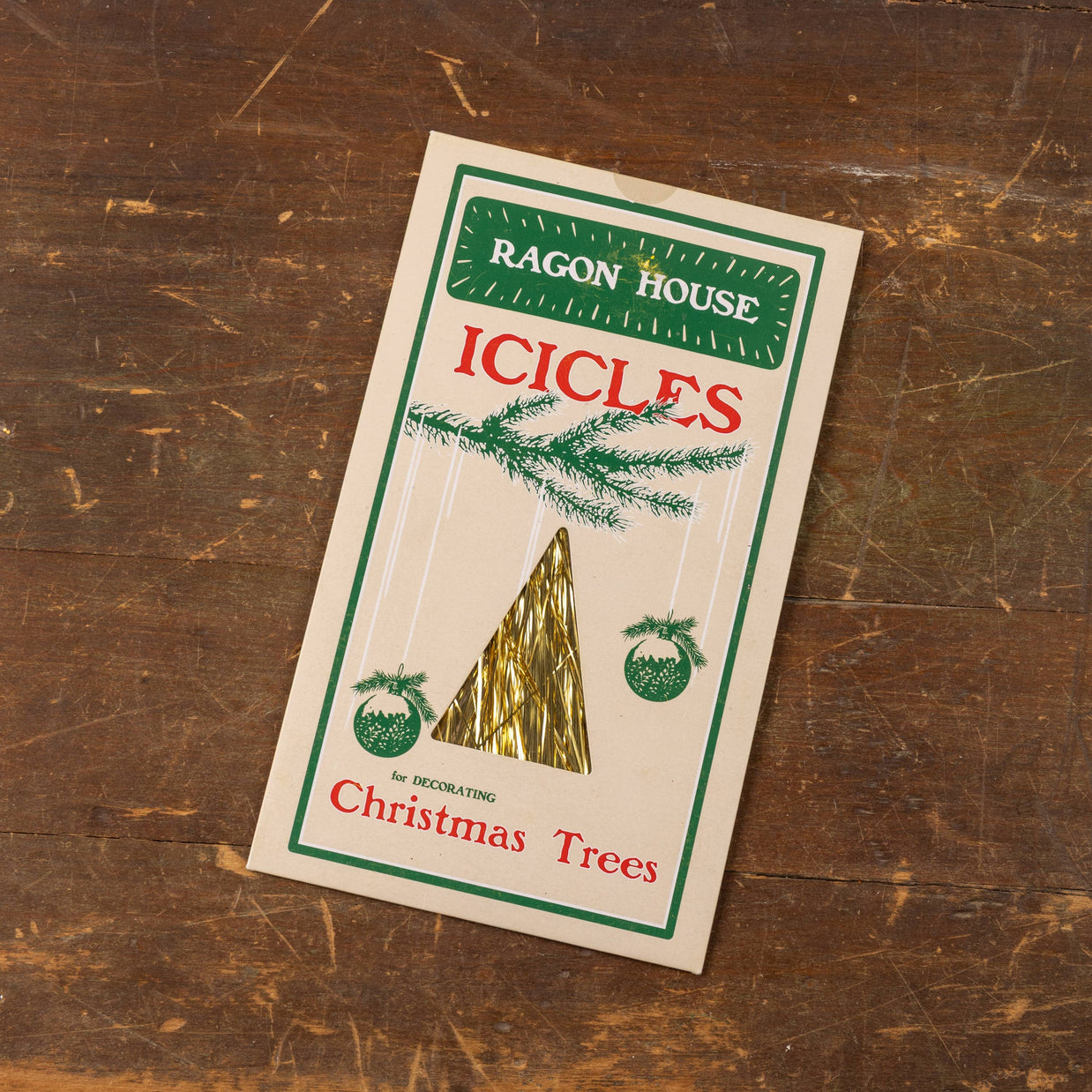 Ragon House Icicles packaging on a wooden surface