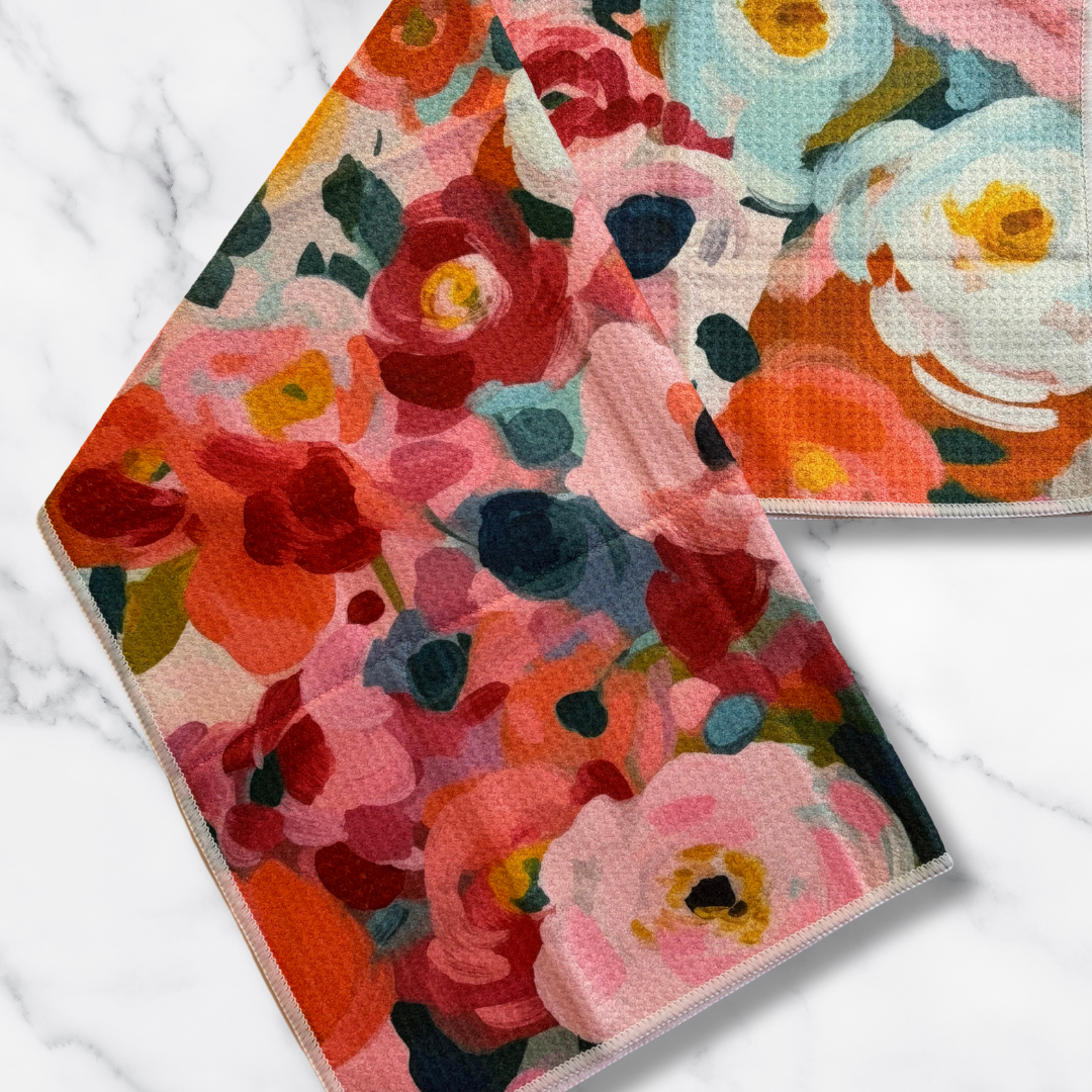 Flower Garden Kitchen | Recycle Microfiber Waffle Tea Towel