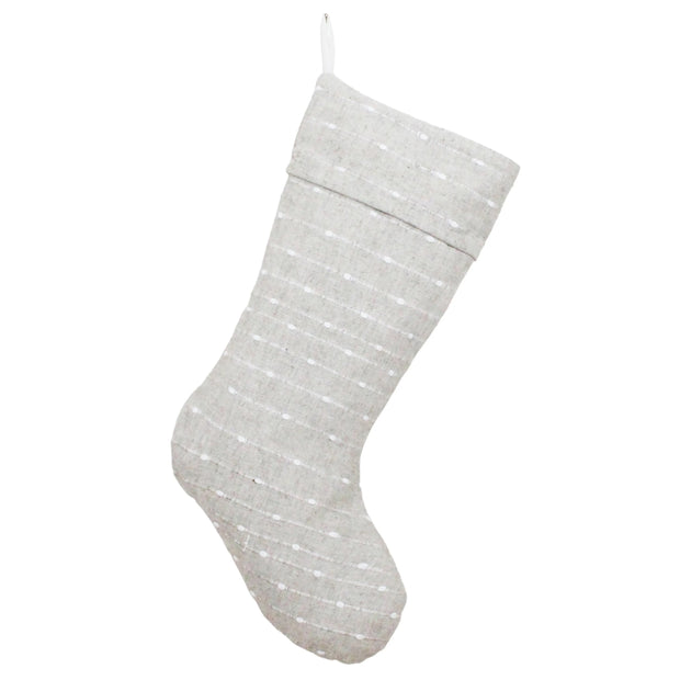 Natural Dot Stocking