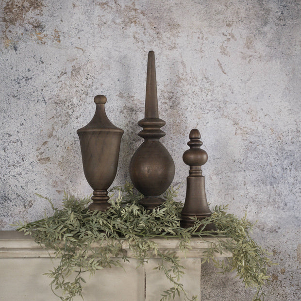 16.25" Wooden Finial