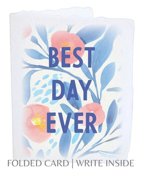 Front-"Best Day Ever" Greeting Card