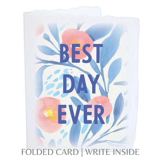 Front-"Best Day Ever" Greeting Card