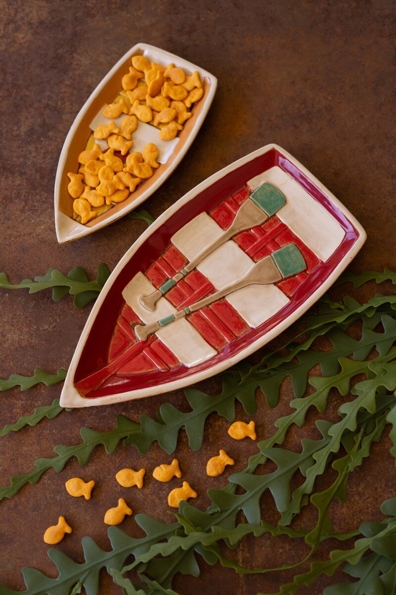 Ceramic Boat Platters, 2 sizes