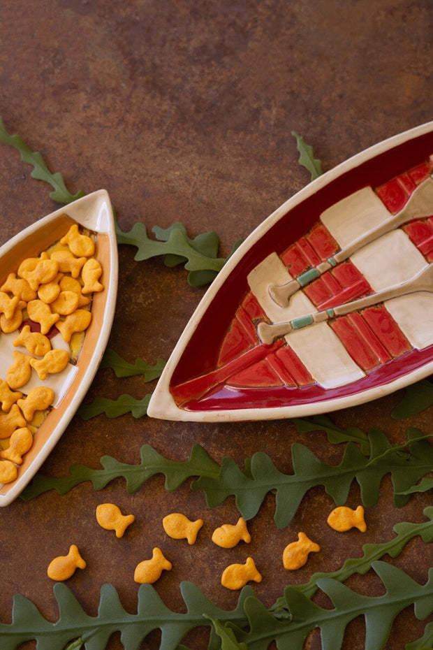 Ceramic Boat Platters, 2 sizes