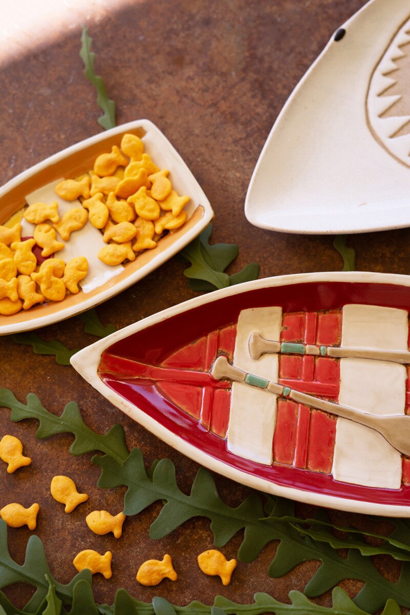 Ceramic Boat Platters, 2 sizes