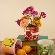 Ceramic Canned Goods Planters, 3 styles