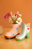 Ceramic Rubber Boot Vases, 2 styles