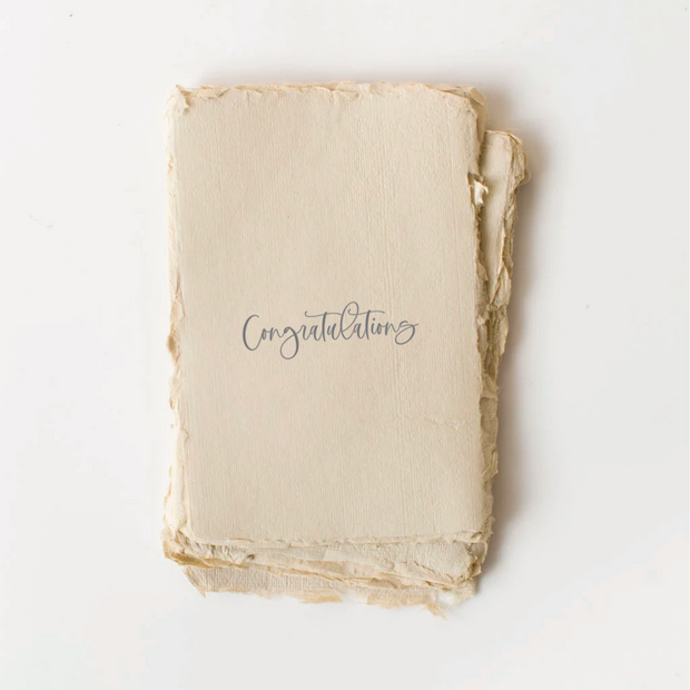 Front-"Congratulations" Card