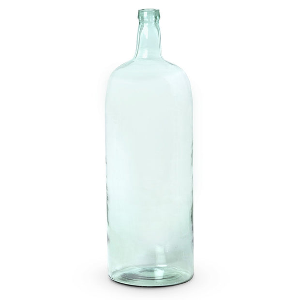 Recycled Glass Large Wine Bottle Vase