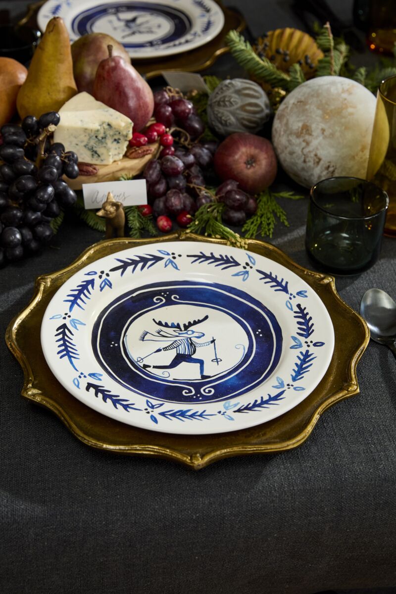 E+E Eugene Christmas Dinner Plate