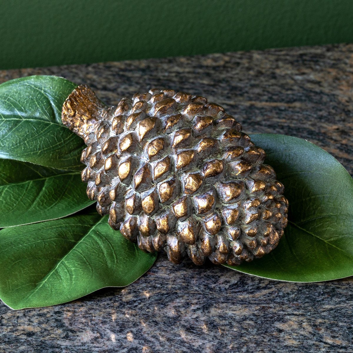 Large Bronze Pine Cones