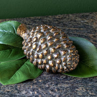 Large Bronze Pine Cones