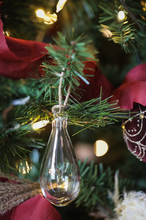 Glass Droplet Ornament