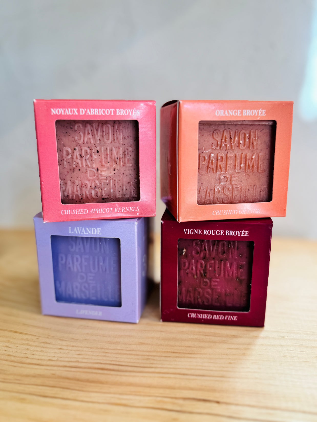 Boxed Savon de Marseille Crushed Flower Soaps - 300g