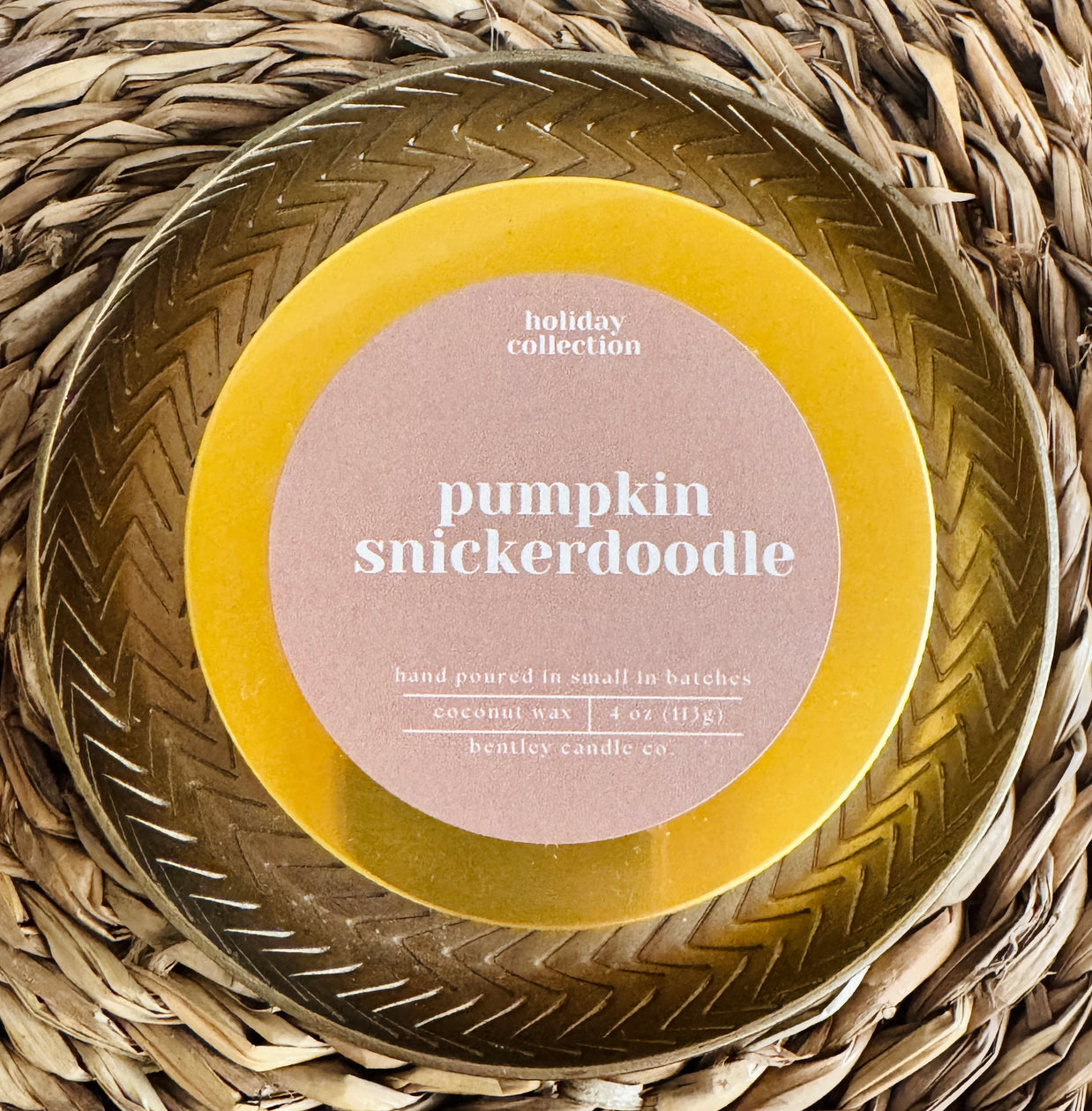 Pumpkin Snickerdoodle by Bentley Candle Co.