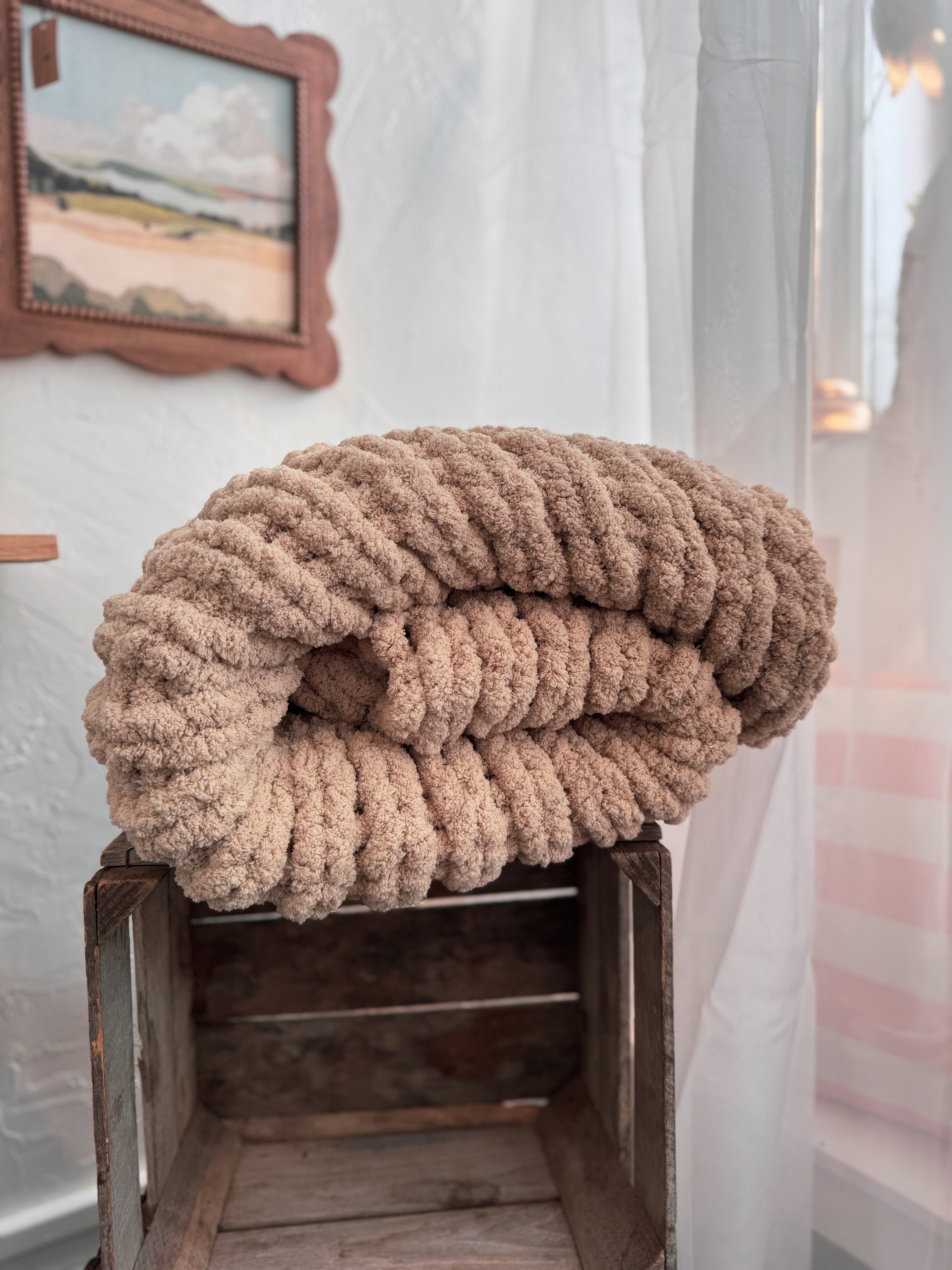 Large Knit Blanket by S&P