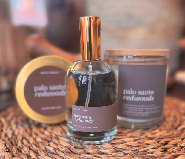 Palo Santo & Redwoods by Bentley Candle Co.