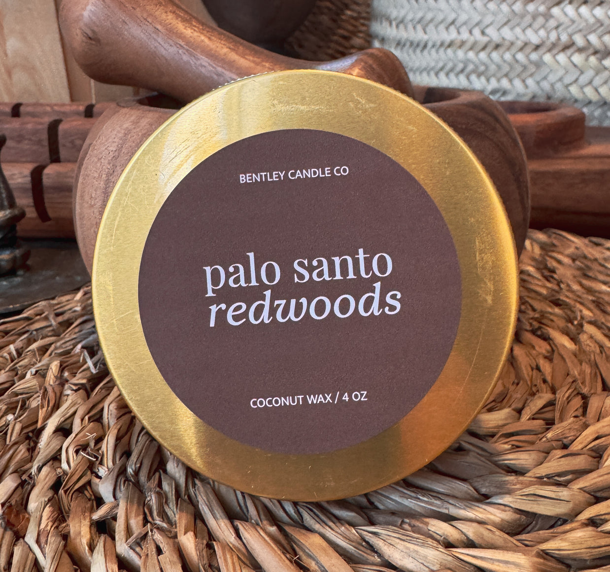 Palo Santo & Redwoods by Bentley Candle Co.