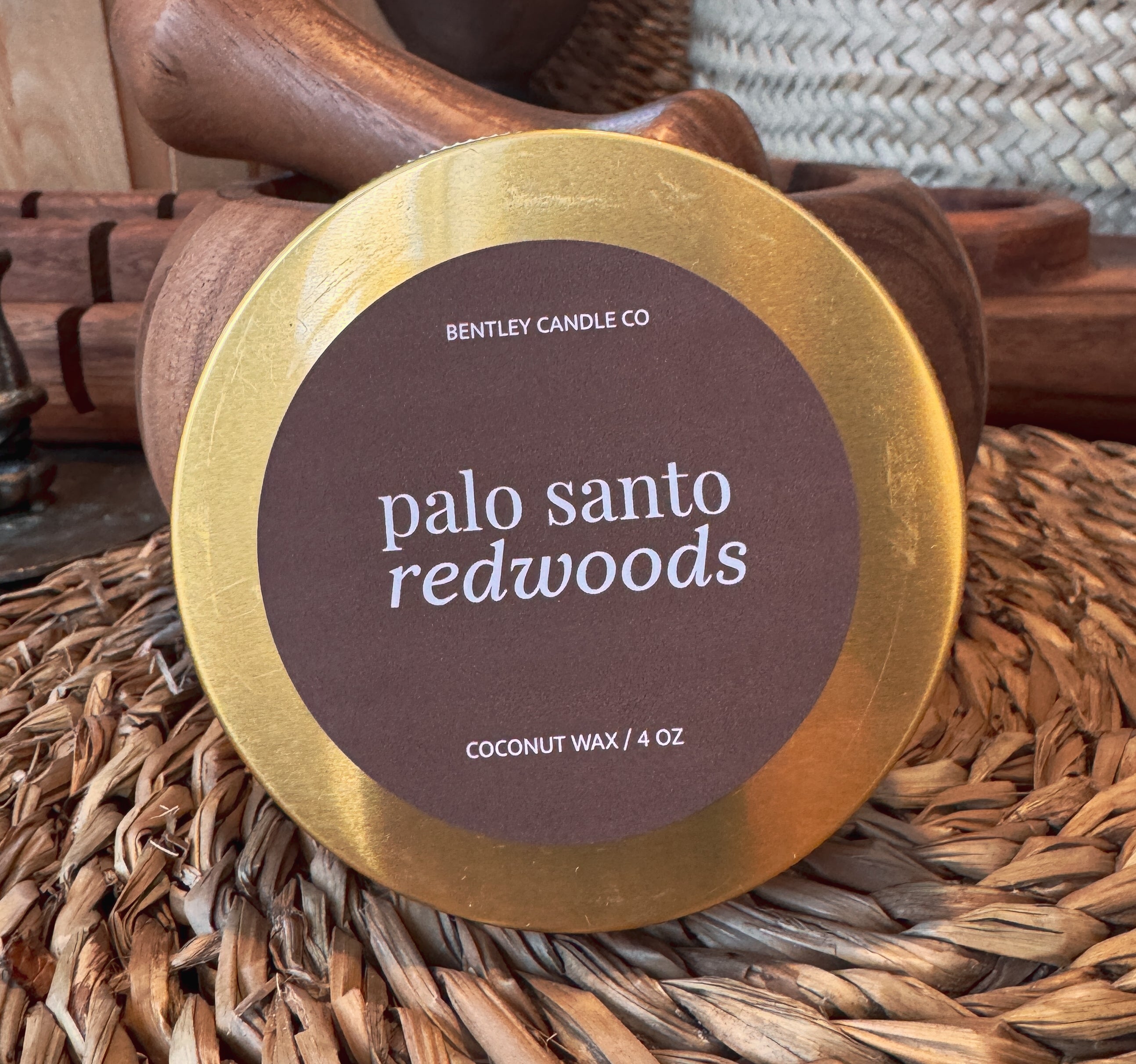 Palo Santo & Redwoods by Bentley Candle Co.