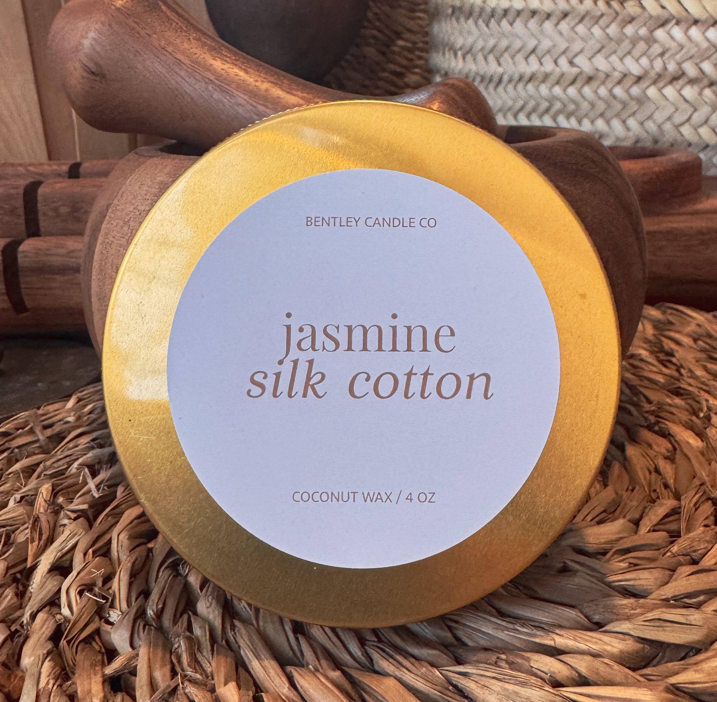 Jasmine & Silk Cotton by Bentley Candle Co.