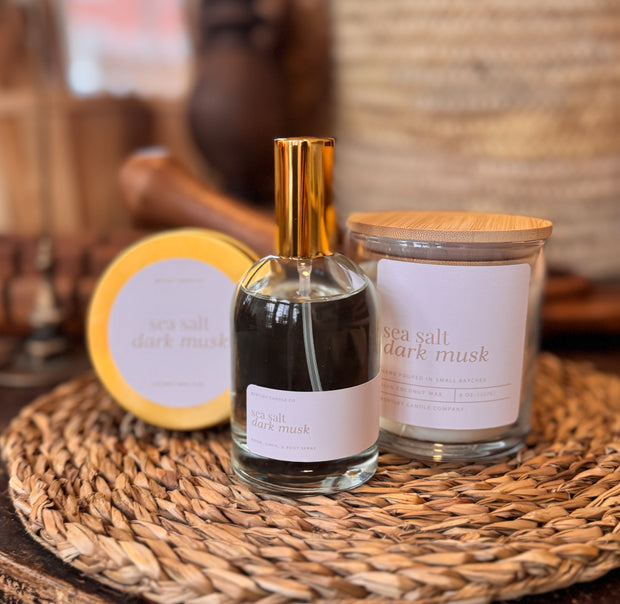 Sea Salt & Dark Musk by Bentley Candle Co.