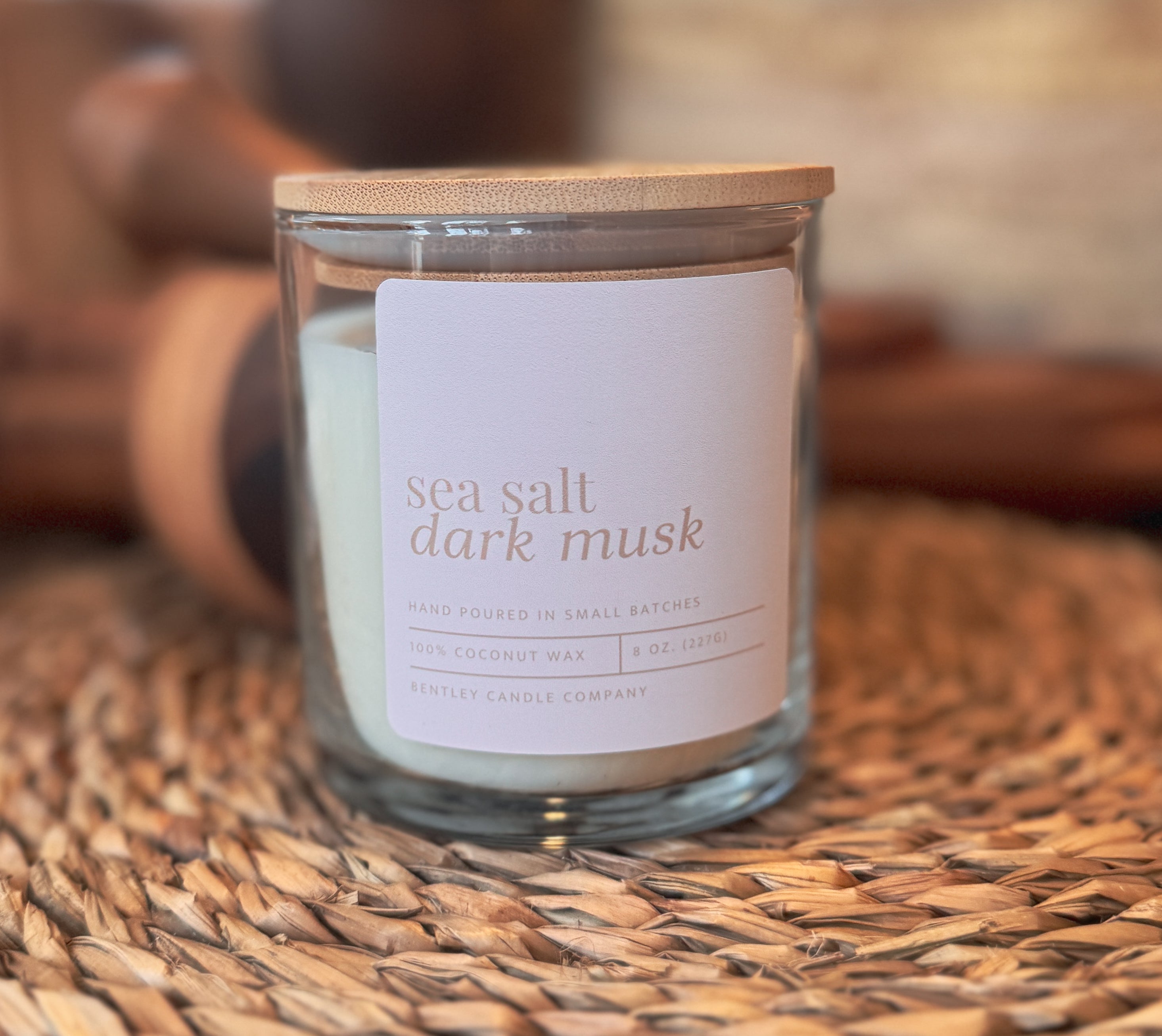 Sea Salt & Dark Musk by Bentley Candle Co.