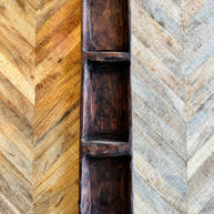 3 Part Carved Wooden Billio Dough Bowl