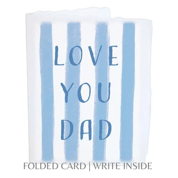 Front-"Love You Dad" Greeting Card