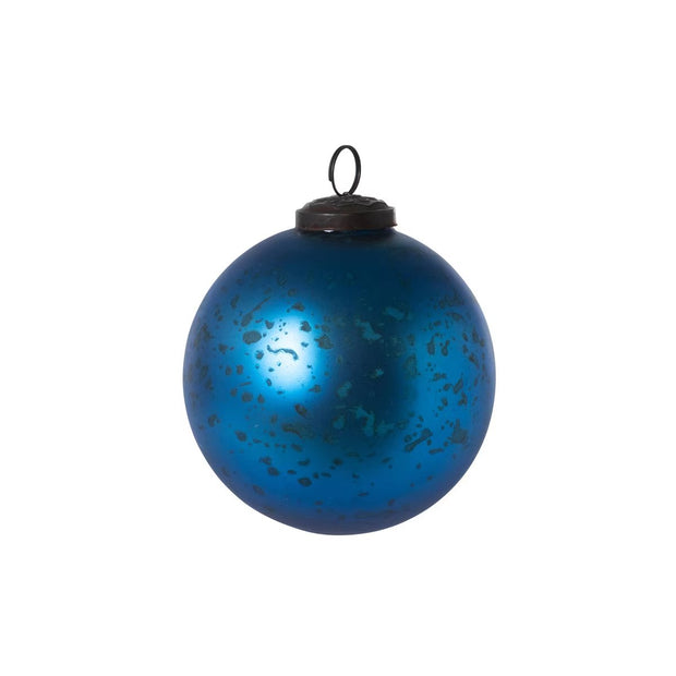 Medium Blue Glass Ornament