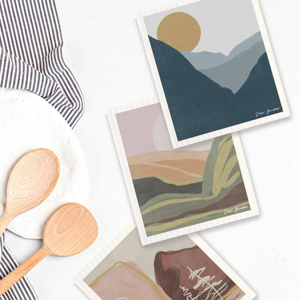 National Parks - Swedish Dish Cloths, Set of Three