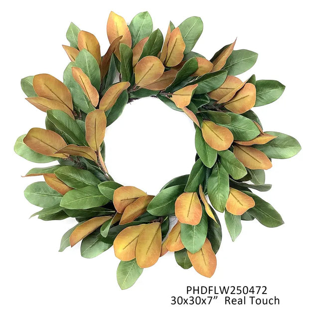 Abbey Magnolia 27" Wreath