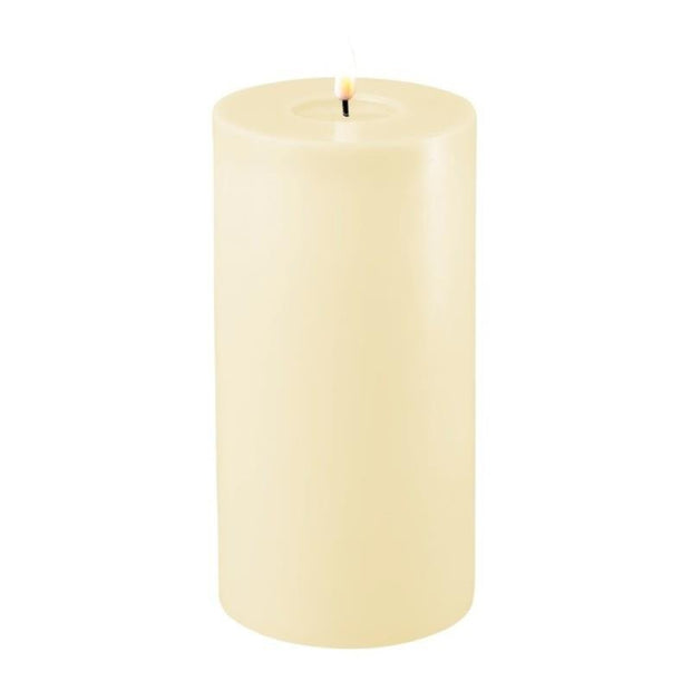 Cream Indoor Electric LED Candle 4x8in