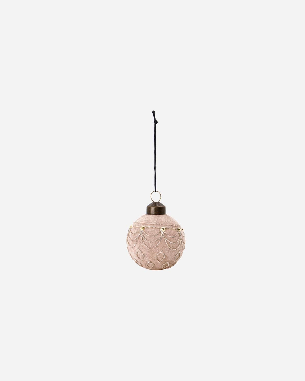 Small Sand Velour Ornament