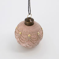 Small Sand Velour Ornament