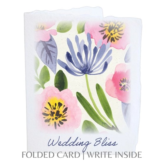 "Wedding Bliss" Greeting Card