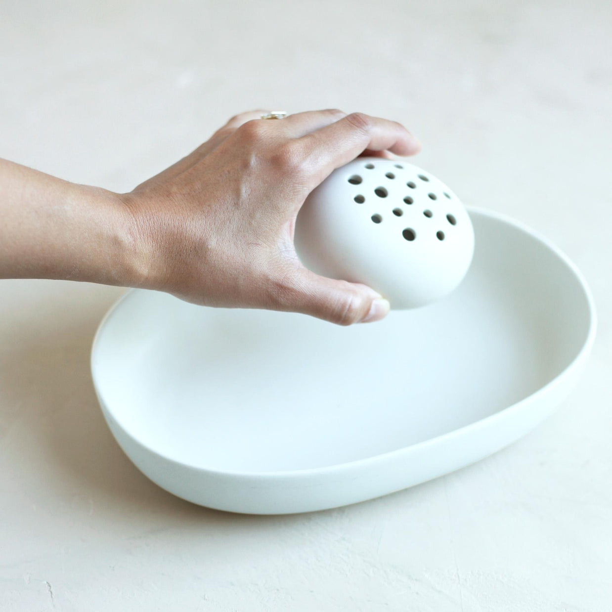 Ceramic Oval Dish by Floral Society