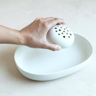 Ceramic Oval Dish by Floral Society