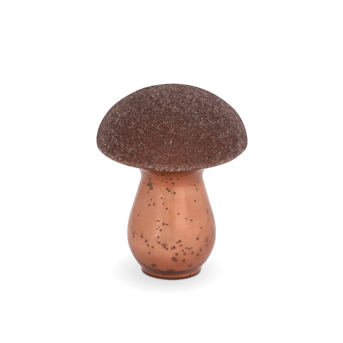 Beaded Top Forest Glass Mushroom - Small
