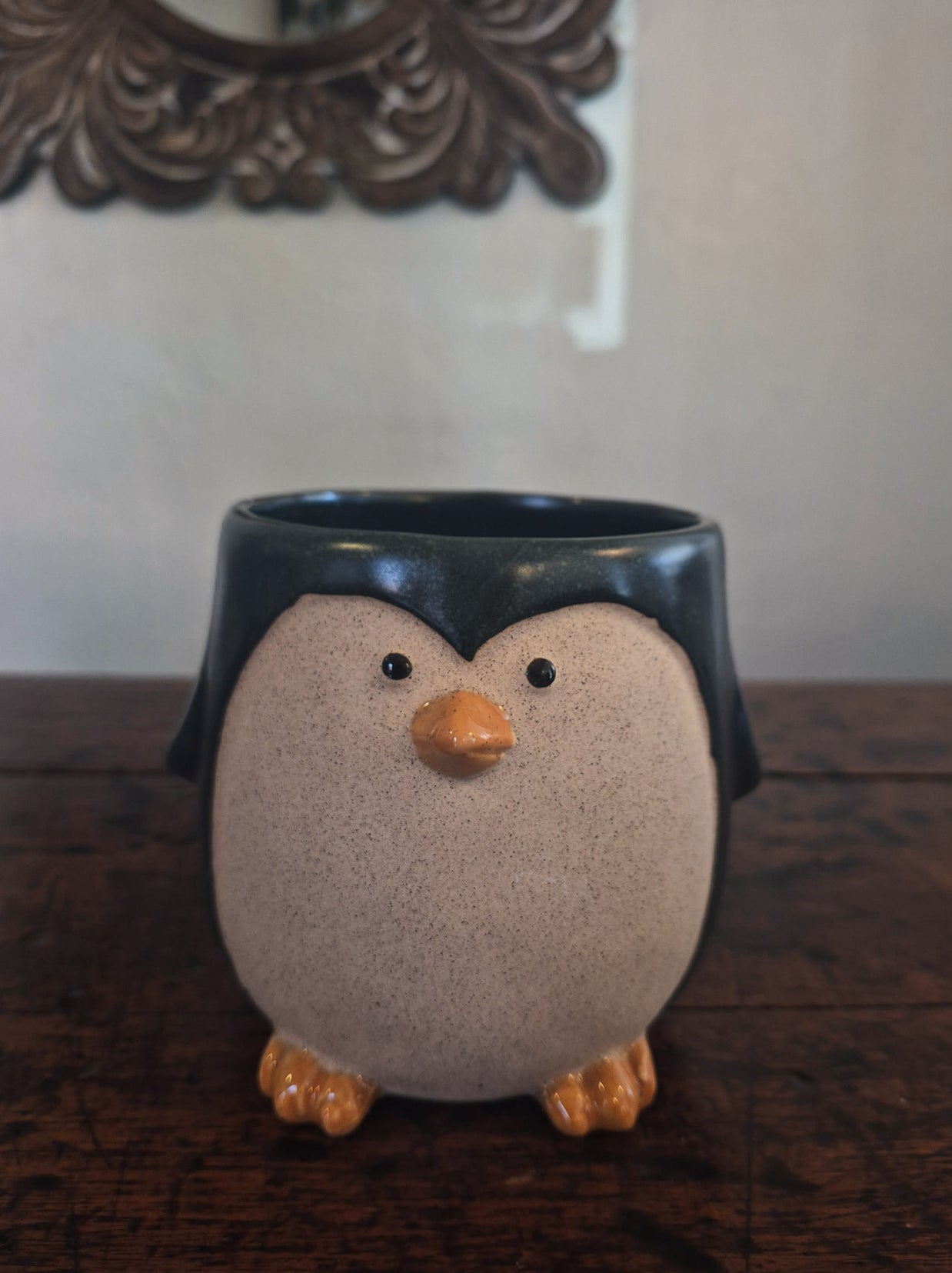 Ceramic Penguin Planters, 3 sizes