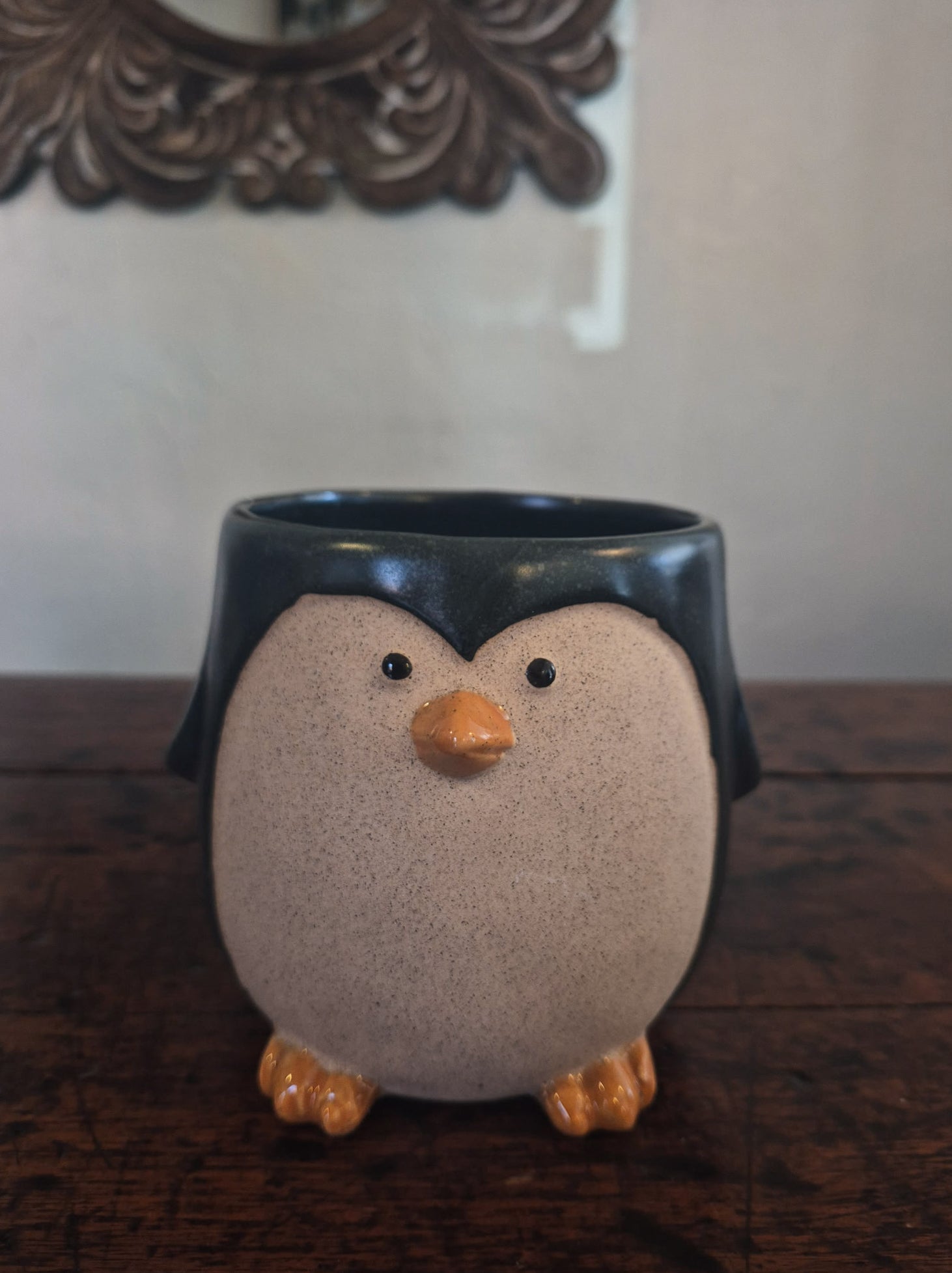 Ceramic Penguin Planters, 3 sizes