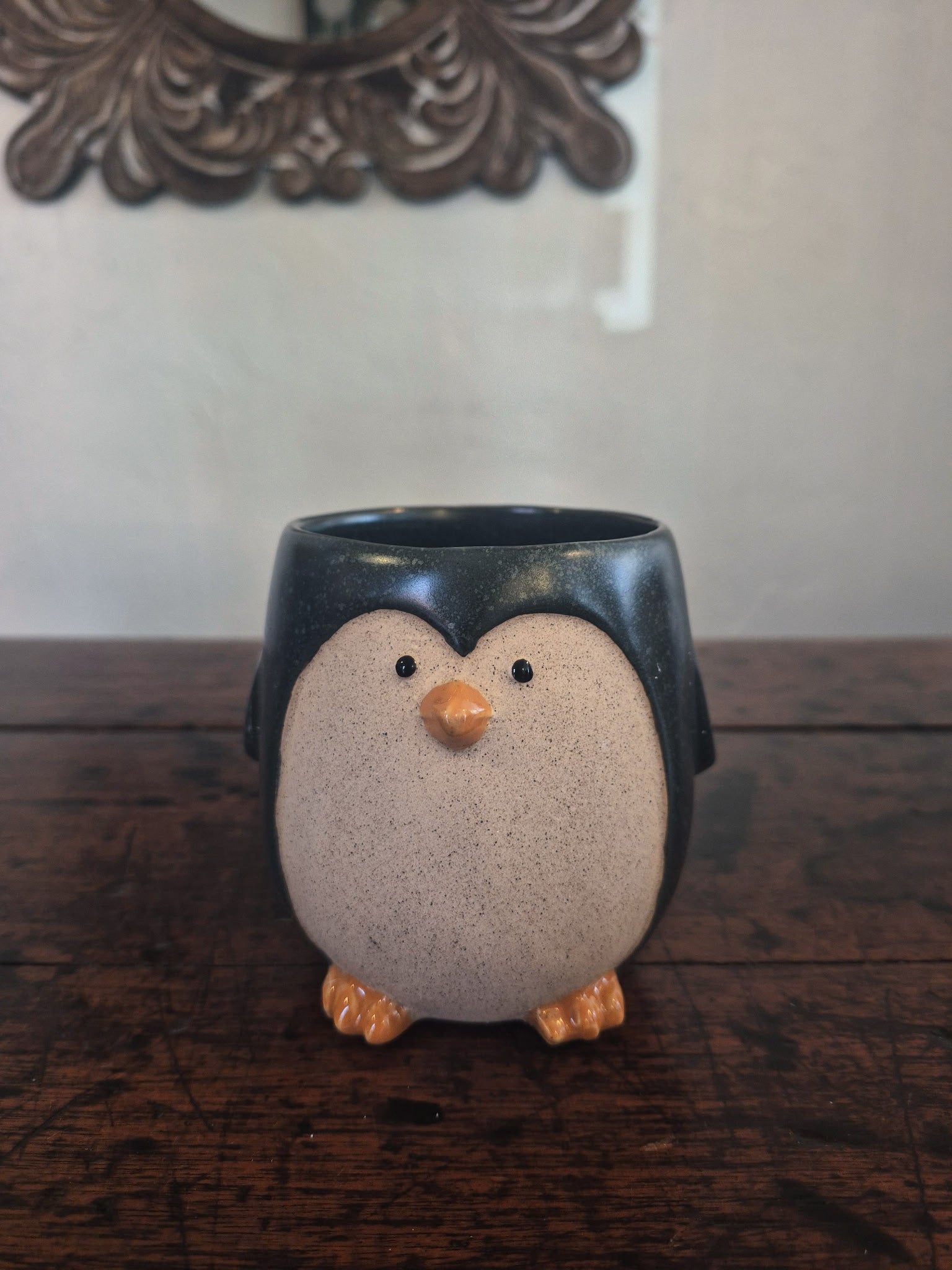 Ceramic Penguin Planters, 3 sizes