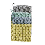 Cotton Crocheted Pot Holder, Multiple Colors