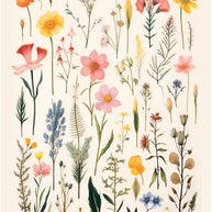 Botanical Wildflower | Recycled Microfiber Waffle Tea Towel