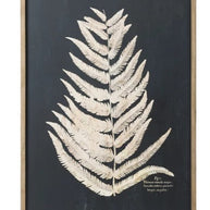 Black and Tan Leaf Wall Art, Option 2