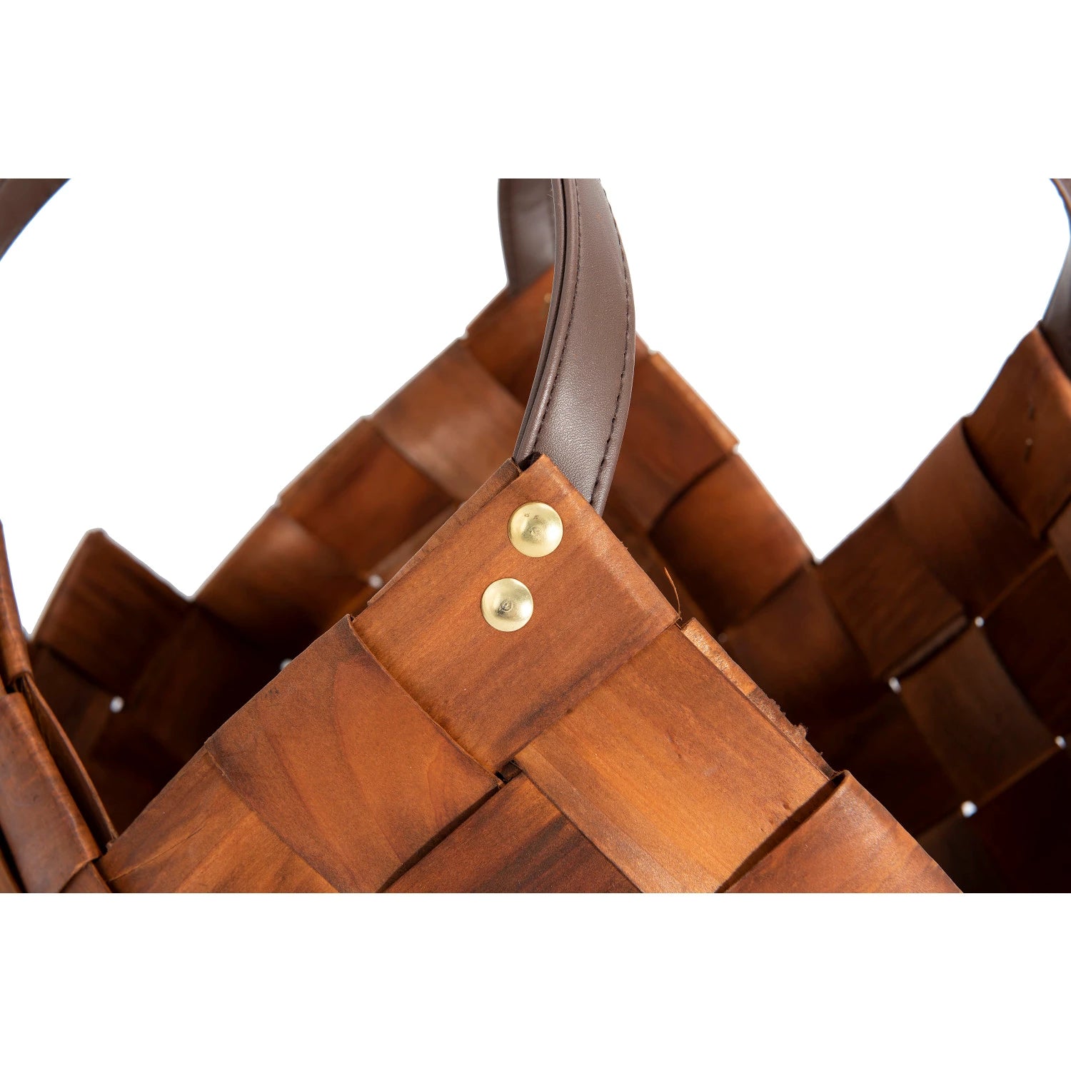 Woven Baskets with Handles, 3 Sizes