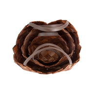 Woven Baskets with Handles, 3 Sizes