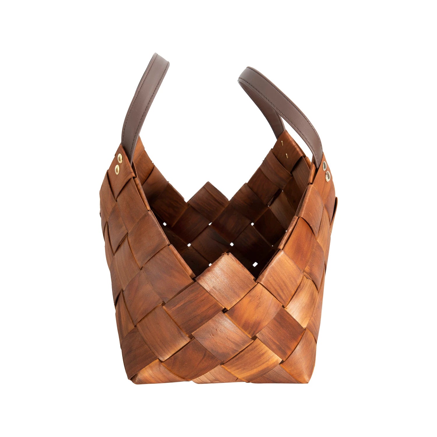 Woven Baskets with Handles, 3 Sizes