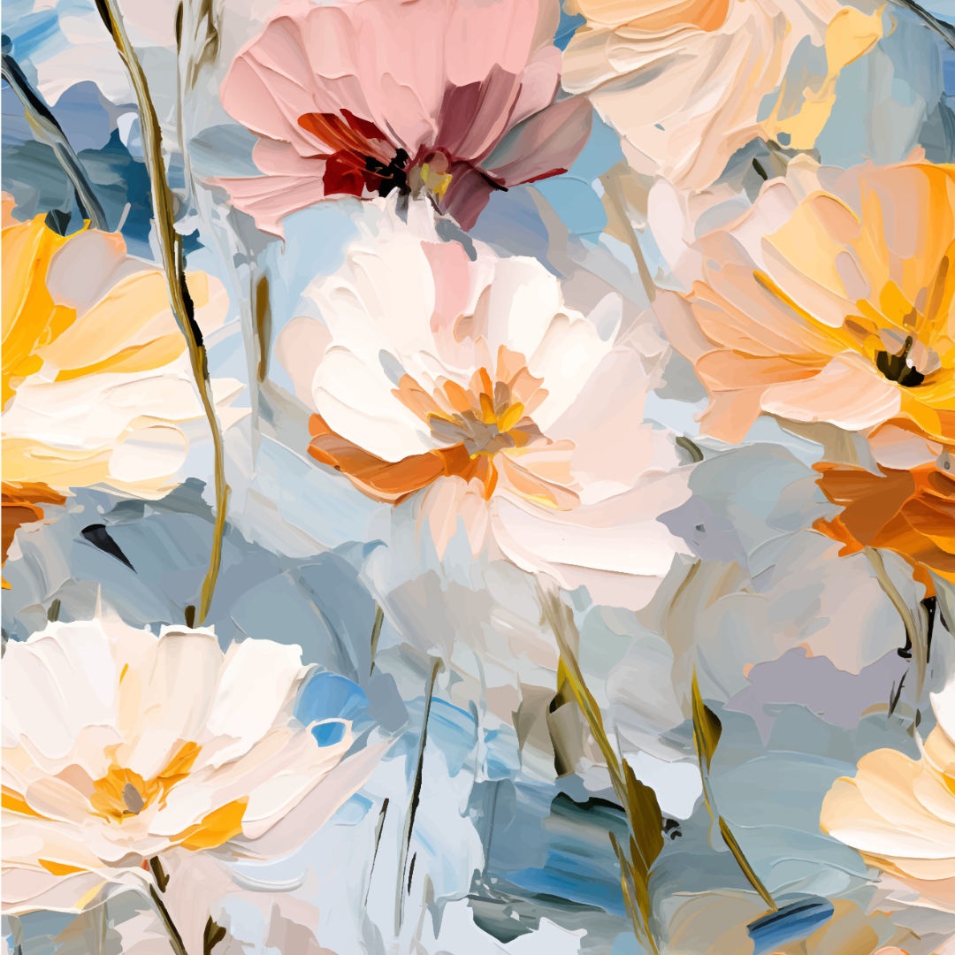 Blue Floral Kitchen | Recycle Microfiber Waffle Tea Towel