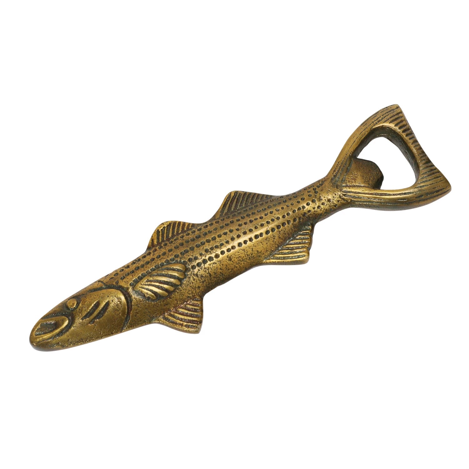 Cast Aluminum Fish Shaped Bottle Opener