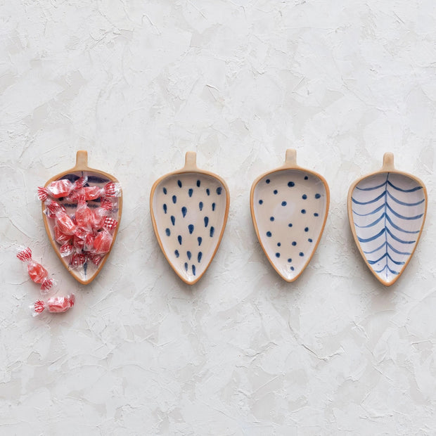 Blue Stoneware Spoon Rests